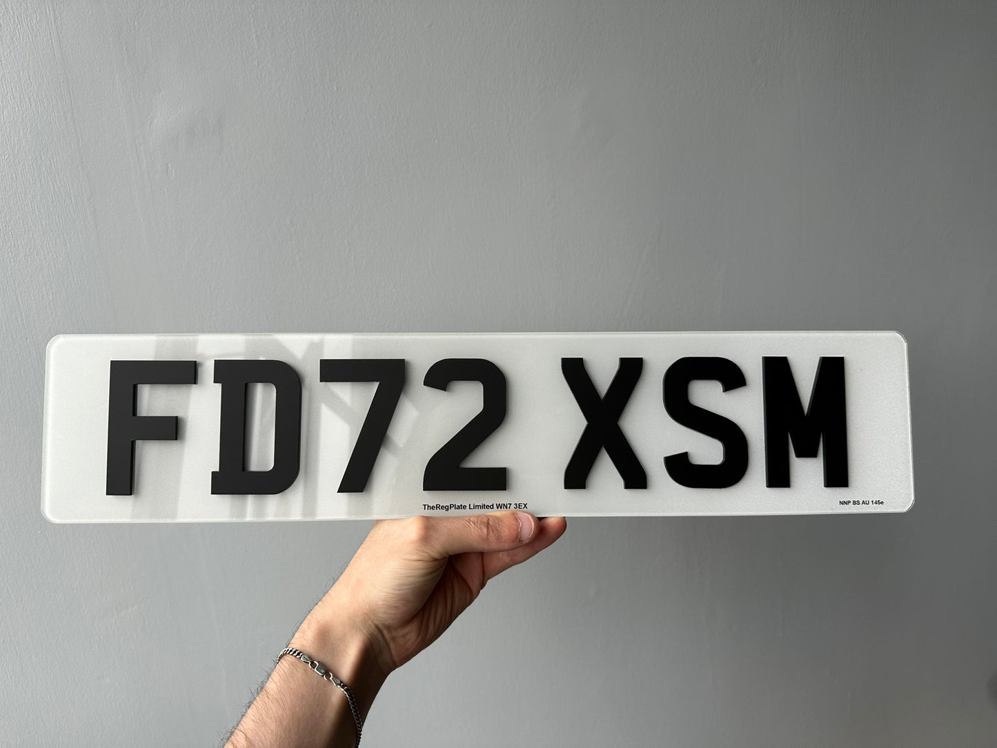 4D Number Plate