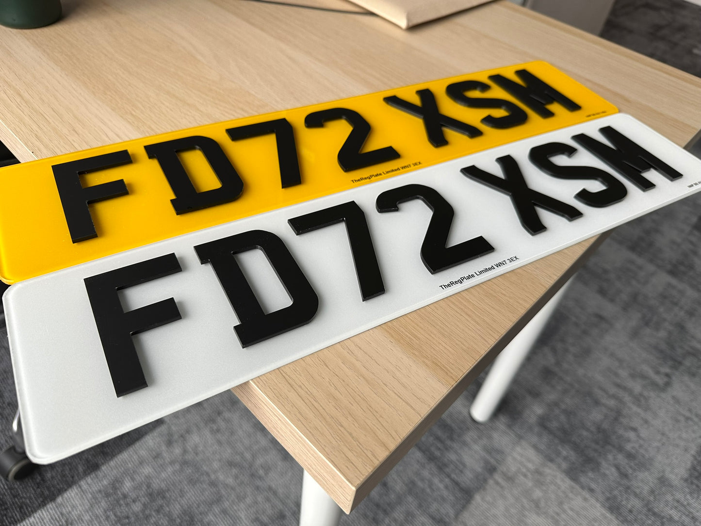 4D Number Plate