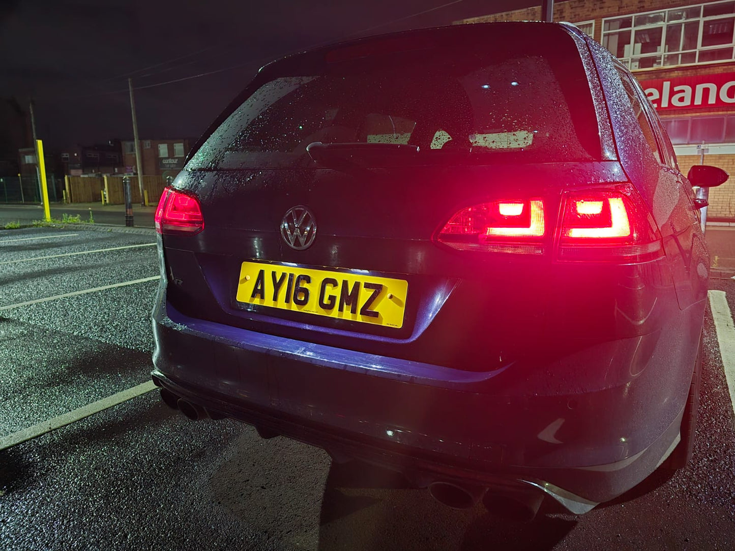 4D Number Plate